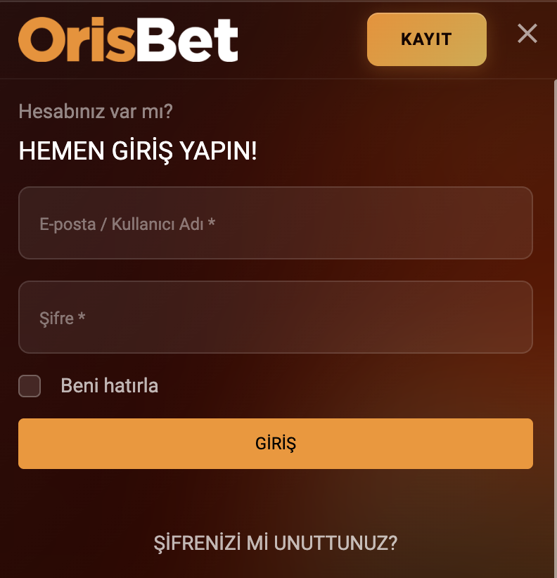 Orisbet Giriş